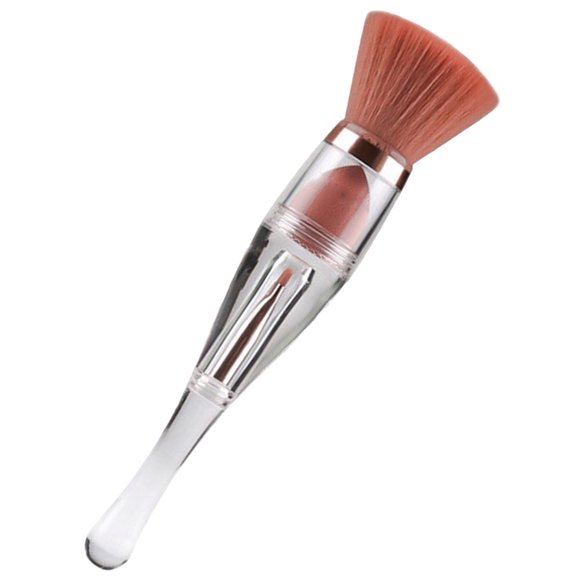 Greenadscape Brochas De Maquillaje Compactas Para Aplicar Polvo Y Base Con Mango Antideslizante