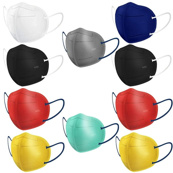 GreatDio Reusable, Washable Multicolor Face Mask, Pack of 10 Mask