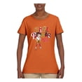 thumbnail image 2 of Wild Bobby Betty Boop Winking Girl Power Femenist Betty Boop Womens T-Shirt, Orange, Small, 2 of 5