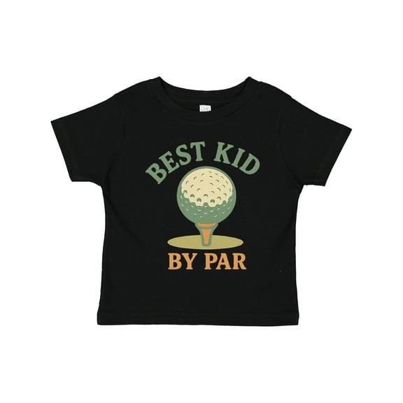 Inktastic Best Kid by Par Golf Ball Motif Boys or Girls Toddler T-Shirt