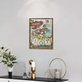 thumbnail image 4 of Flowers Wall Art Farmhouse Floral in Mason Vase Bathroom Pictures Wall Decor Rustic Butterfly Canvas Painting Prints I Choose Joy Country Framed Artwork for Bathroom Bedroom Living Room 12"x16", 4 of 6