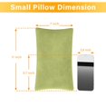 thumbnail image 3 of 1 MIDDLE ONE 2 Pack Small Pillow Memory Foam Mini Pillow 11 X 7 Inches for Travel Sleeping Nap and Neck Knee Lumbar Support Tiny Pillow Cushion for Pet Dogs (Sage Green), 3 of 4