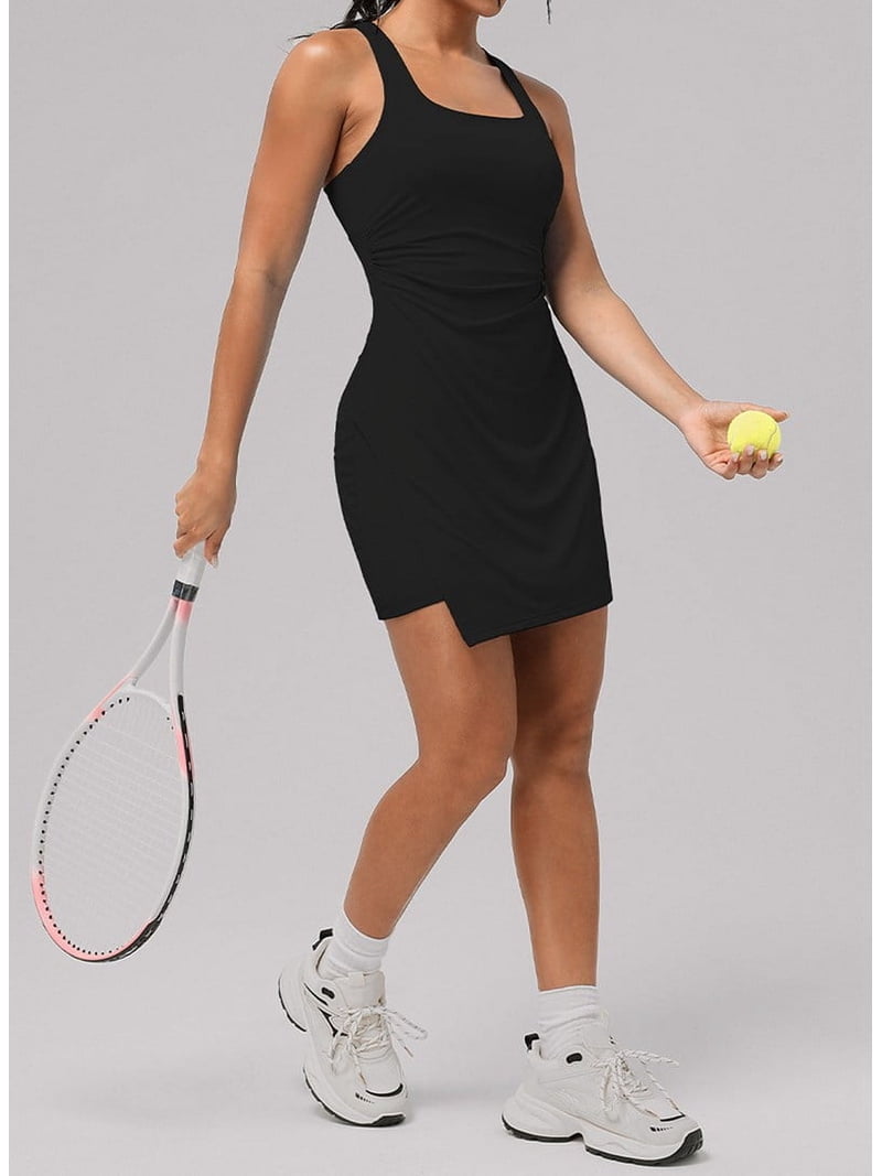 black sports dress for women The Staple Modest Sports Dress Black - 3XL - Modest Sports Top main image 1