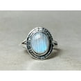 thumbnail image 6 of Heaven Crafts Rainbow Moonstone Ring 925 Sterling Silver Handmade June Birthstone Gift For Her, 6 of 6