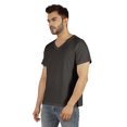 thumbnail image 2 of Inkmeso T-Shirt de Base à Col en V pour Homme, Manches Courtes, Uni, Coupe Régulière, en Coton, 2 of 7