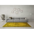 thumbnail image 3 of Ahgly Company Machine Washable Indoor Rectangle Persian Yellow Traditional Area Rugs, 3' x 5', 3 of 4