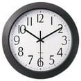 thumbnail image 2 of Whisper Quiet Clock, 12" Overall Diameter, Black Case, 1 Aa (sold Separately) | Bundle of 5 Each, 2 of 2