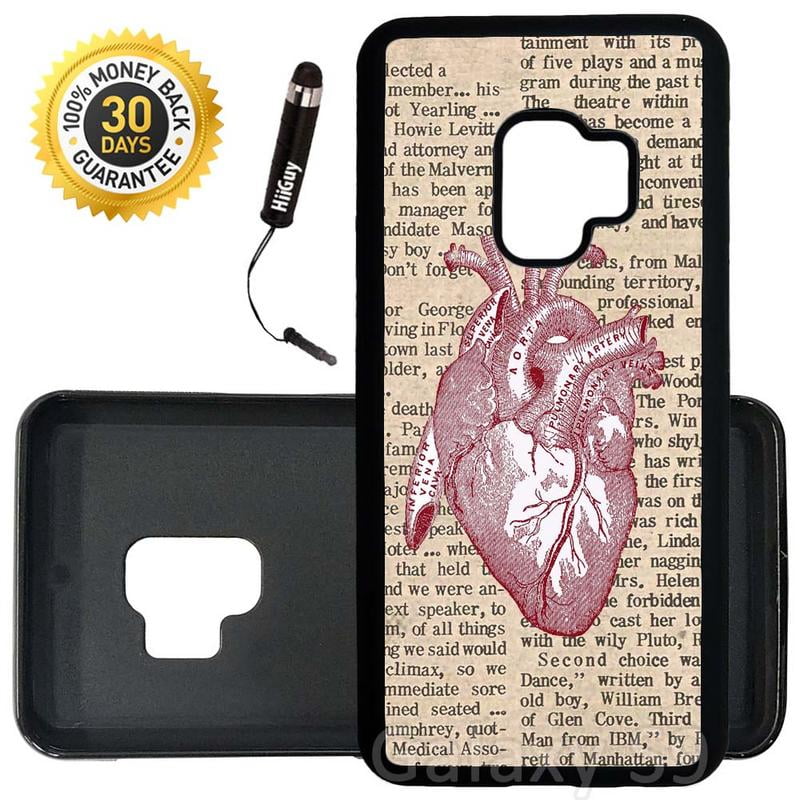 Custom Galaxy S9 Case (Vintage Anatomical Heart Newspaper) Edge-to-Edge Rubber Black Cover Ultra Slim | Lightweight | Includes Stylus Pen by Innosub - Walmart.com Custom Galaxy S9 Case (Vintage Anatomical Heart Newspaper) Edge-to-Edge Rubber Black Cover Ultra Slim | Lightweight | Includes Stylus Pen by Innosub - Walmart.com