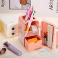 thumbnail image 6 of Uxcell Pencil Holder Pen Holder for Desk Cute Plastic Pencil Holders Cup Organizer Fridge Shape, White, 6 of 6