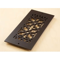 Reggio Registers 612-Ah Scroll Series 4" X 10" Grille - Bronze