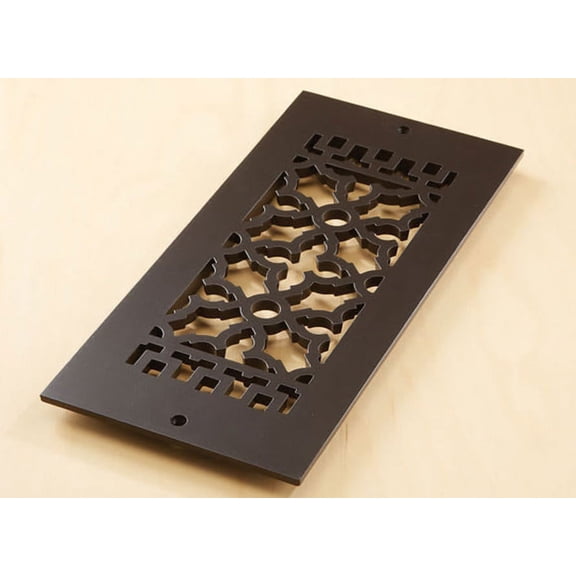 Reggio Registers 612-Ah Scroll Series 4" X 10" Grille - Bronze