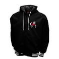 thumbnail image 2 of Men's Franchise Club Black Georgia Bulldogs Grind Full-Zip Hoodie Jacket, 2 of 3
