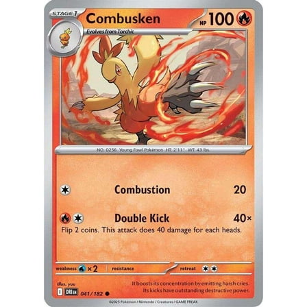 Pokemon Destined Rivals Common Combusken #41
