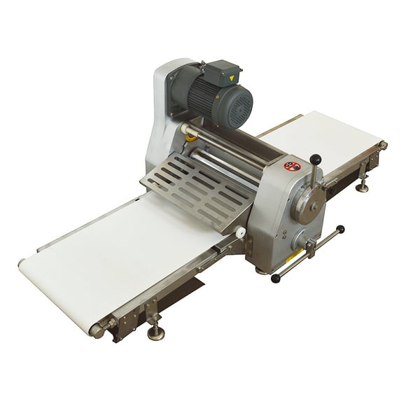INTBUYING Commercial Use Dough Sheeter Machine Stainless Steel Pizza Dough Sheeter Pasta Machine 110V