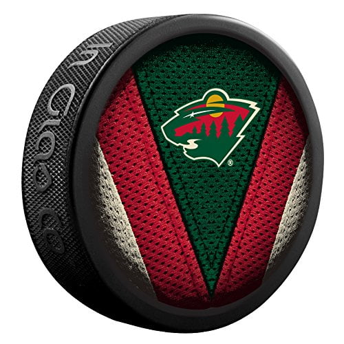 Minnesota Wild Officially Licensed Stitch Design Hockey Puck