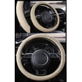 thumbnail image 4 of Funda universal para volante de coche, de microfibra y cuero, 37-38 cm (15"), antideslizante, transpirable y duradera., 4 of 5