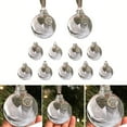 thumbnail image 4 of Clear Christmas Memorial Ornament Feather Ball Heaven Christmas Tree HangingGift, 4 of 6