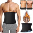 thumbnail image 1 of Men Abdomen Reducer Sauna Fitness Sweat BeltL-XL, 1 of 5