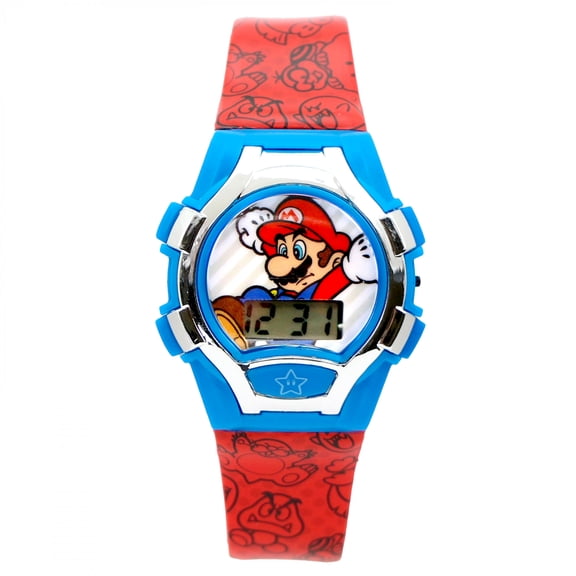 Super Mario Bros Enemy Pattern Kid's Digital Watch