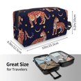 thumbnail image 3 of Uemuo Leopard Print Pattern Portable Toiletry Bags with Handle, Waterproof travel Make up Bags for Women, Large Capacity Travel Cosmetic Bags, 3 of 9