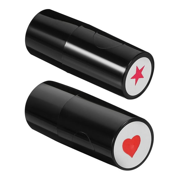 HONMEET Portable Golf Stamper Set, Reusable Black PP Material, Creative Golf Accessories, 2 Pieces