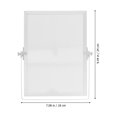 thumbnail image 2 of Tablero blanco pequeño de escritorio con tablero de recordatorio del planificador del soporte para Office Home School, 2 of 7