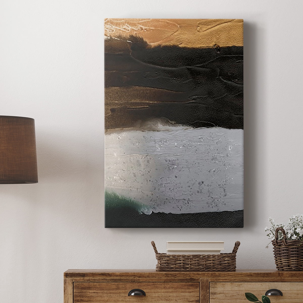 Embellished Coastal Plain I Premium Gallery Wrapped Canvas - Ready to Hang