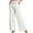 White, variant on Annhoo Womens Casual Pants Drawstring Elastic Waist Wide Leg Trousers with Pockets Trendy Loose Business Comfy Bottoms