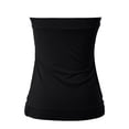 thumbnail image 5 of Tube Tops for Women Summer Sleeveless Strapless Bandeau Tank Top Casual Blouse Off The Shoulder Shirts, 5 of 6
