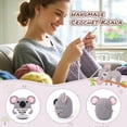 thumbnail image 4 of Figura de juguete NEVERNERVE hecha a mano a ganchillo koala 5x8x9 cm, 4 of 7