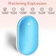 thumbnail image 4 of Rechargeable Hand Warmer, 5200mA Reusable Electric Pocket USB Hand Warmers/Power Bank, for Outdoors, Winter, Blue, 4 of 8