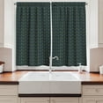 thumbnail image 2 of Ambesonne Anchor Kitchen Curtains, Cruise Travel Trip Theme, 55"x39", Indigo Yellow, 2 of 3