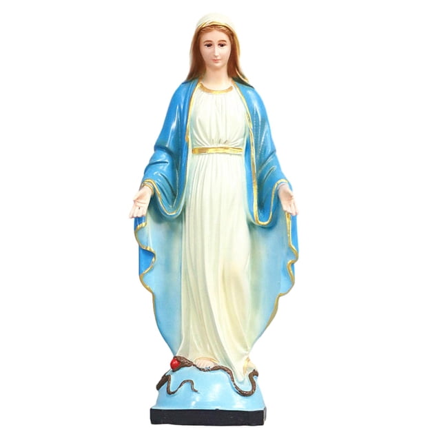 GROWTH TANK Catholic Sculpture 11.81 Inch Holy Mary Sculpture Jesus Ornament Decorative Mary B