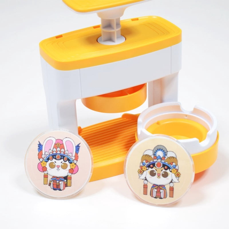 Creative Children Badge Button Maker Machine DIY Pin Brooches Press Making Tool with 55mm 48pcs Button Parts & Circle Cutter ,Efficient and Precise