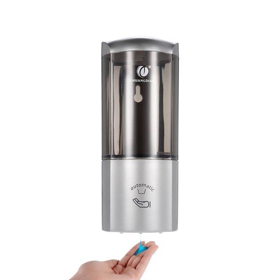 500ml Wall-mounted Single Bottle Automatic Soap Dispenser with IR Sensor Shampoo Box Rest Room Washroom Toilet Hand Washing Liquid Shampoo Shower Gel Machine