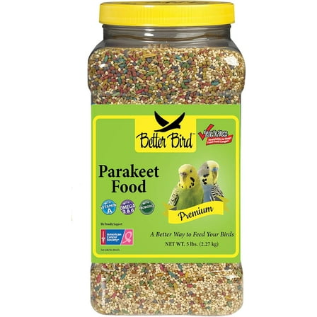 Premium Parakeet Food, 5 lb Jar