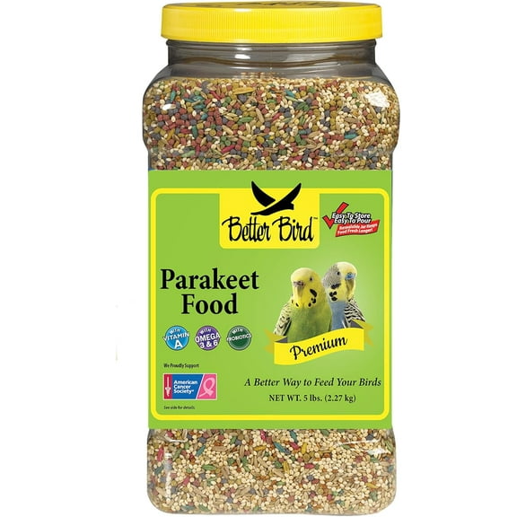 Premium Parakeet Food, 5 lb Jar