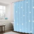 thumbnail image 4 of Anckoeil Bathroom Shower Curtain Proof Printed Shower Curtain Bathroom Curtain Toilet Partition Curtain No Need To Punch Holes To Provide Hook, 4 of 8