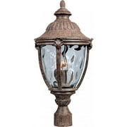 Maxim Morrow Bay VX Three Light 24-Inch Outdoor Post Light - Earth Tone - 40281WGET