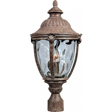 Maxim Morrow Bay VX Three Light 24-Inch Outdoor Post Light - Earth Tone - 40281WGET