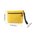 thumbnail image 3 of Waterproof PVC Zipper Storage Bag with Wrist Strap, Detachable Crossbody, 32 x 23 x 9 cm, for Swimming Beach Travel, Assorted Blue Green Yellow Red Army Green, 3 of 6