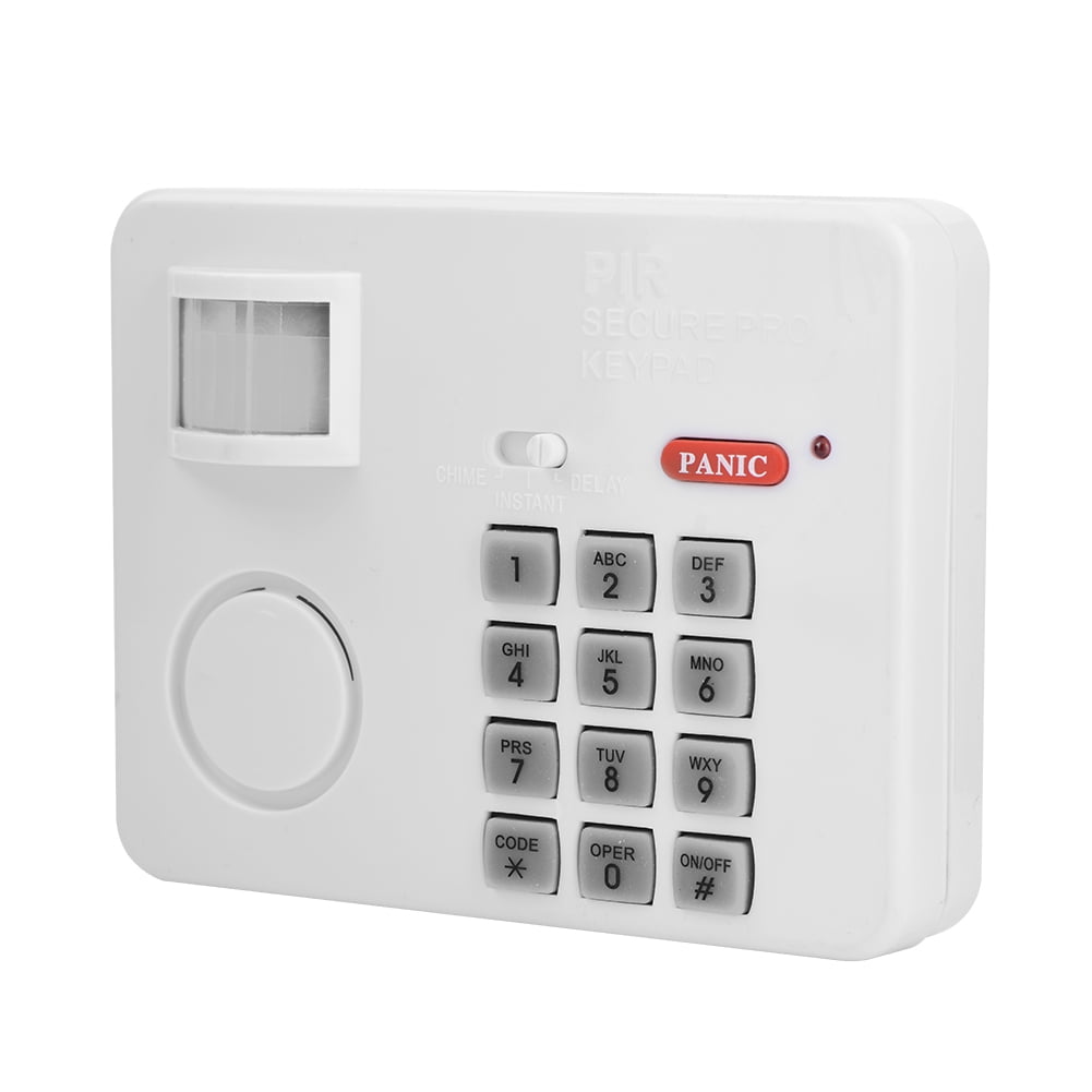 Home Security Alarm System with Wireless PIR Motion Sensor and Keypad Remote