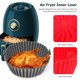 thumbnail image 4 of 2 uds freidora de aire almohadilla para hornear revestimiento de silicona para hornear bandeja de silicona para hornear freidora HOMEMAXS 14840163-MX, 4 of 7