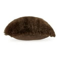 thumbnail image 2 of Benjara BM318539 20 in. Throw Pillow, Faux Fur Polyester - Plush Textured Brown - Set of 4, 2 of 5