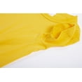 thumbnail image 4 of LittleSpring Toddler Short Sleeve T Shirts Girls' Cotton Crew Neck Basic Tees Soft Casual Solid Yellow 2T, 4 of 7