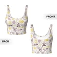 thumbnail image 5 of Lsque Lavender Flowers Printed Women'S Sports Bra, Compression, Moisture Wicking, High-Impact Sports Bra For Women,Supportive sports bra-Large, 5 of 9