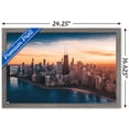 thumbnail image 3 of Cityscapes - Chicago, Illinois Wall Poster, 14.725" x 22.375", Framed, 3 of 3
