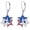 American Flag 1, variant on American Flag Drop Earrings 925 Sterling Silver Patriotic Earrings Star Dangle Earrings 4th of July Independence Day Gifts for Women