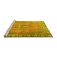 thumbnail image 2 of Ahgly Company Machine Washable Indoor Round Persian Yellow Traditional Area Rugs, 5' Round, 2 of 4