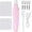 Pink, variant on Electric Eraser for Artists, Rechargeable Electric Eraser Kit, 140 Refills for Drafting, Electric Pencil Eraser - Battery Operated for Drawing Pencils, Crafts, Arts EE04(Black)